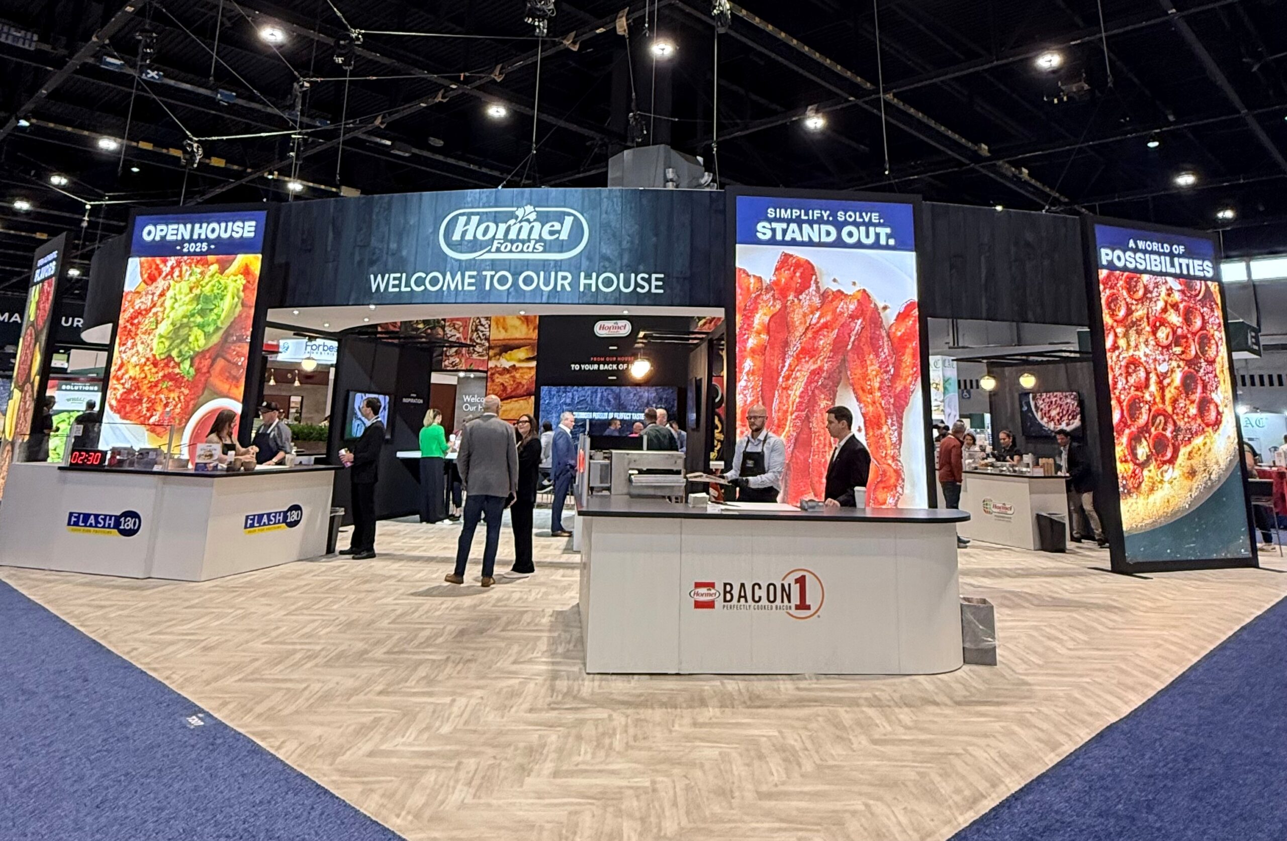 hormel booth at the national restaurant association show