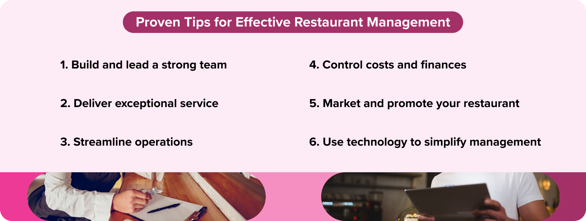 Proven Tips for Effective Restaurant Management