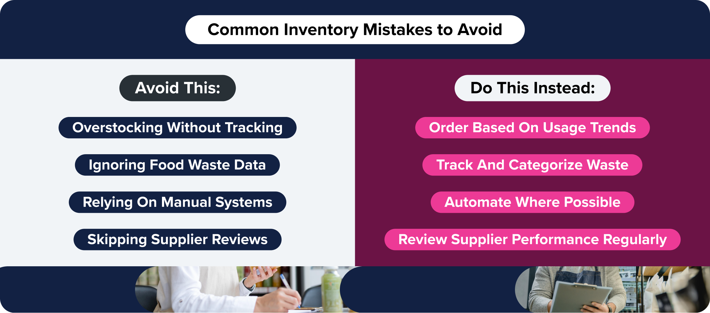 Common Inventory Mistakes to Avoid Common Inventory Mistakes to Avoid