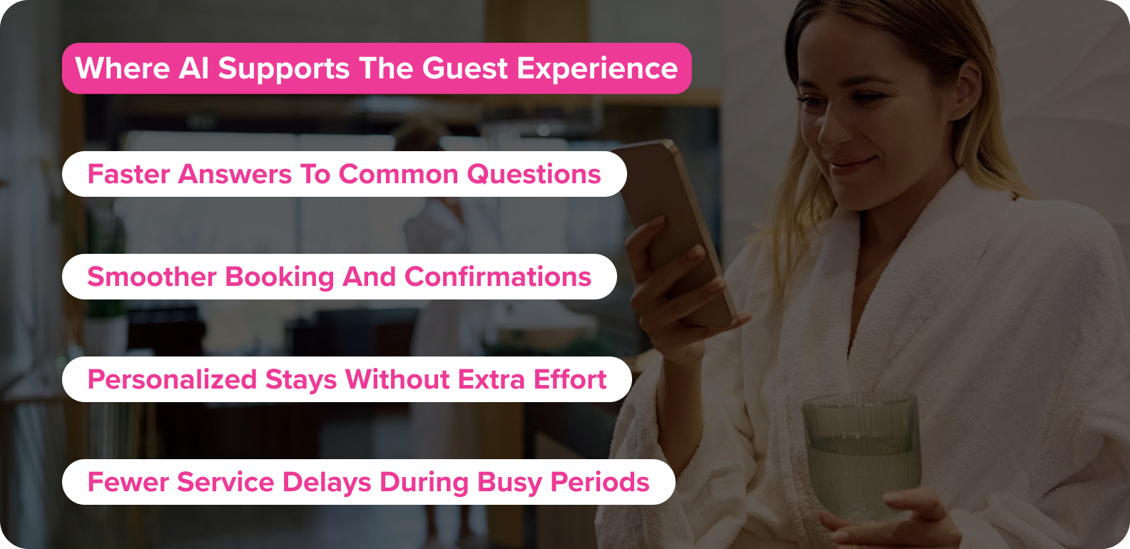 Where AI Supports the Hotel Guest Experience
