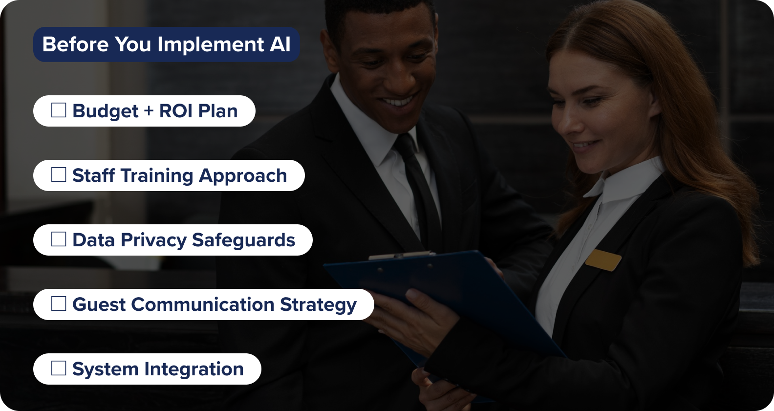 Hospitality AI Checklist