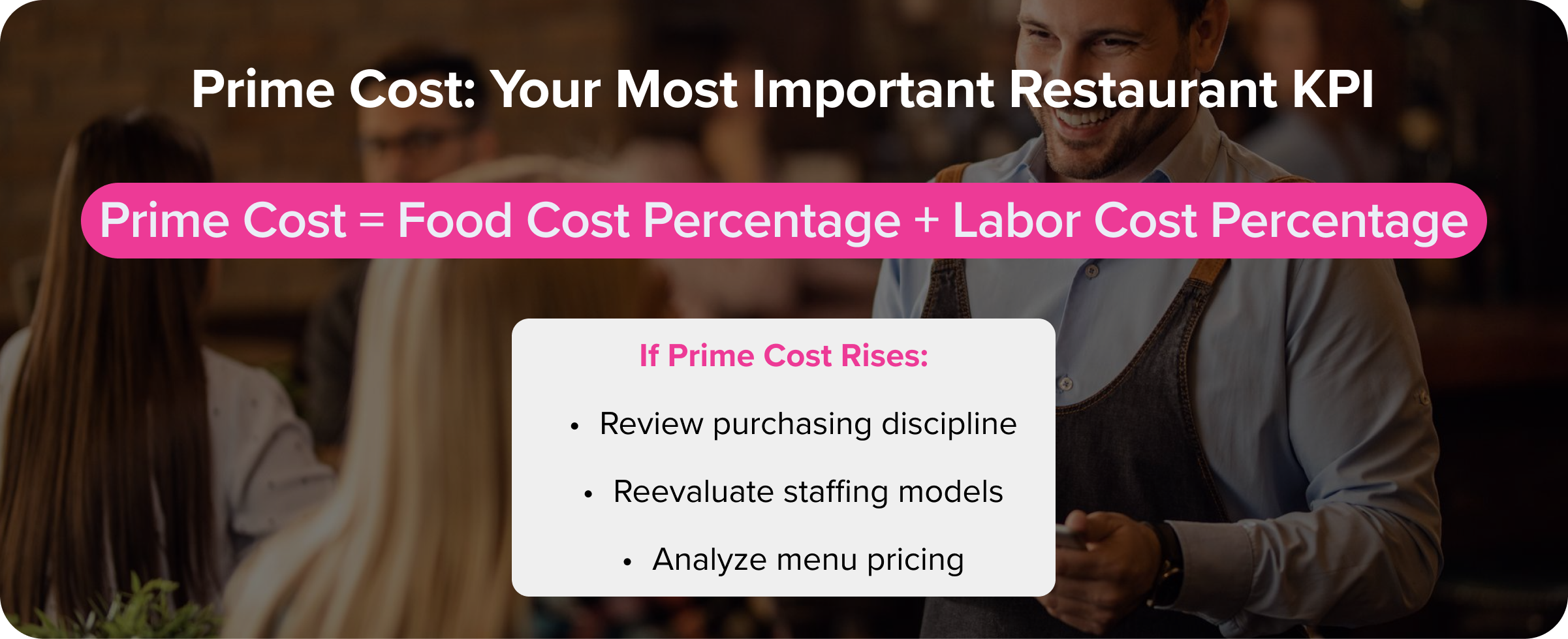Restaurant KPI prime cost formula