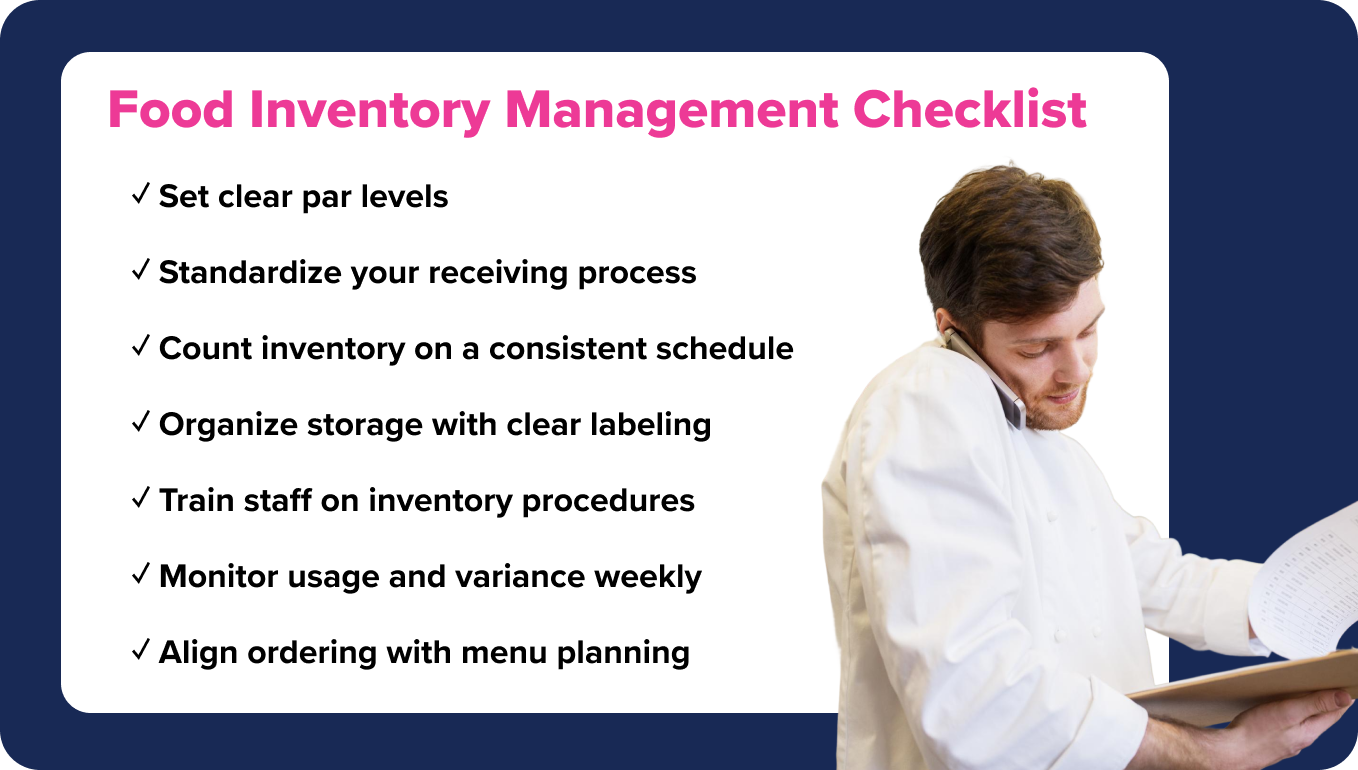 Restaurant inventory management best practices
