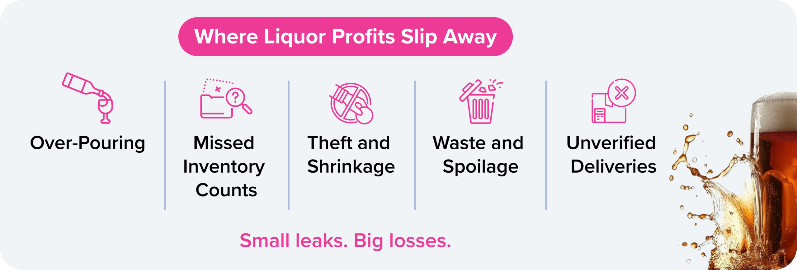 Common bar inventory management issues