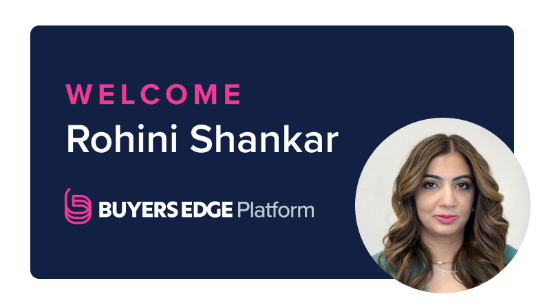 Buyers Edge Platform Appoints Rohini Shankar as Chief People Officer